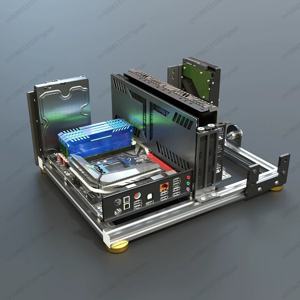 Chasis de PC de aluminio abier - Aluminum Open Frame Test Bench Water Cooling reseña y precio